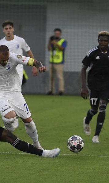 Farul Constanța, seară de coșmar la Tiraspol - Campioana României pierde cu 3-0 și este eliminată din Champions League