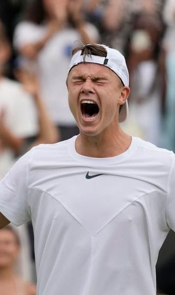 Favoritul numărul șase, calificare în sferturi la Wimbledon după ce a pierdut primul set