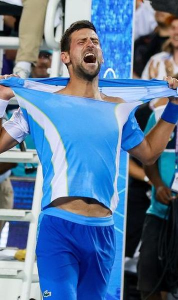 Imaginea zilei după finala ATP Cincinnati dintre Novak Djokovic și Carlos Alcaraz