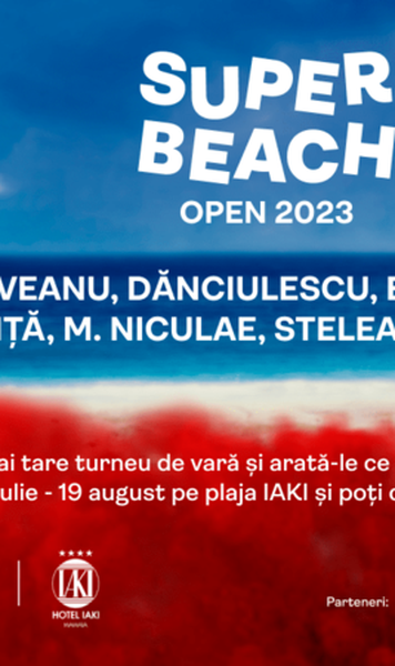 Superbeach Open 2023. Cine va câștiga turneul final din 26 august de pe plaja IAKI din Mamaia?