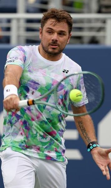 VIDEO US Open 2023: Arc peste timp - Stanislas Wawrinka, cei 38 de ani și magia nemuritoare a reverului cu o mână