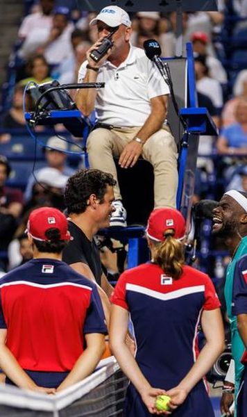 VIDEO Fază rară în tenis: Arbitrul a revenit asupra deciziei și i-a acordat punctul