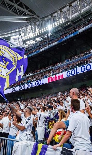 VIDEO Momentul când Santiago Bernabeu a erupt - Decizia VAR a declanșat sărbătoarea