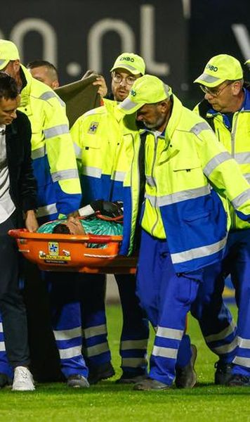 VIDEO Scene dramatice în Olanda - Meci suspendat, după ce portarul a fost la un pas de moarte