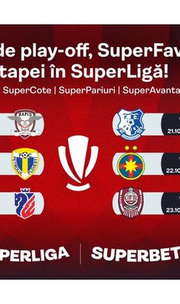 Biletul perfect în SuperLigă? SuperCotă pentru triumful favoritelor etapei