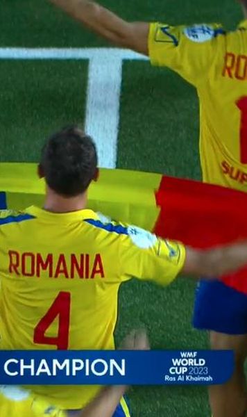 România, campioană mondială la Minifotbal, după o finală dramatică