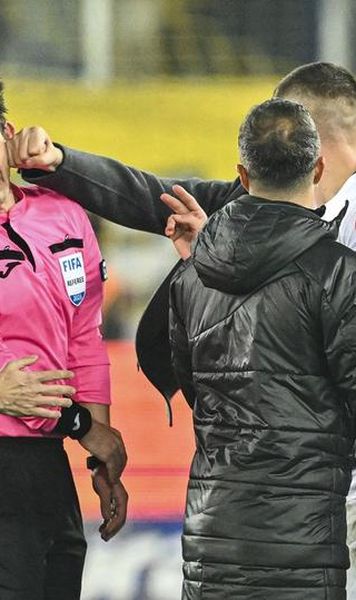 Arbitrul bătut de președintele lui Ankaragücü, prima reacție: „Mi-a spus că mă omoară”