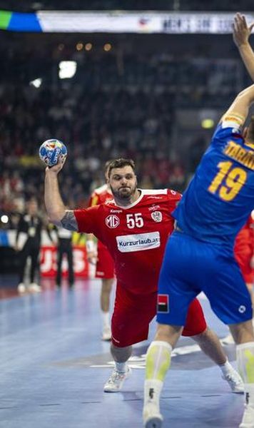 A doua înfrângere pentru România la CE de handbal masculin – Tricolorii, pe ultimul loc al grupei