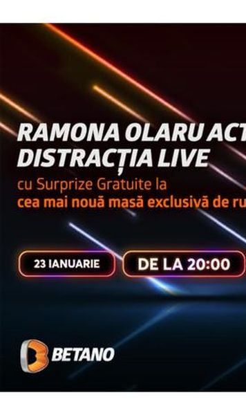 [P] Ramona Olaru se întoarce în Betano Casino Live