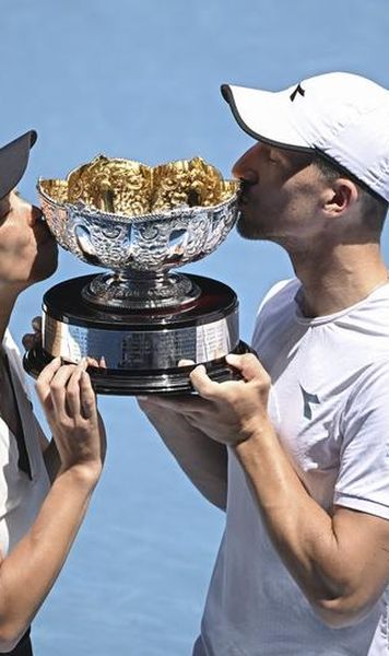 Australian Open 2024: Finală dramatică la dublu mixt - Au salvat o minge de meci și au cucerit trofeul