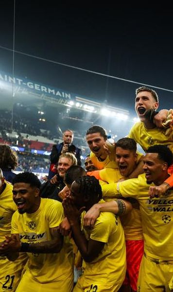 Imaginea zilei în fotbal după calificarea surprinzătoare a Borussiei Dortmund în finala Champions League