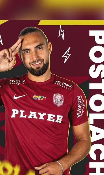 Oficial   Virgiliu Postolachi  este noul jucător al celor de la CFR Cluj