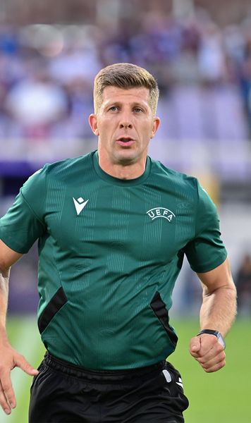 Arbitrați de sârbi UEFA a anunțat cine va fluiera la  CFR Cluj - Pafos , meci din play-off-ul Conference League