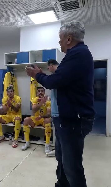 „O echipă care știe ce vrea”   Discursul lui Lucescu  din vestiar, aplaudat de toată lumea