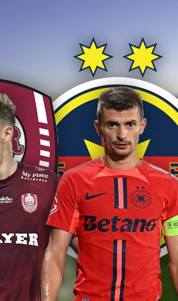 CFR Cluj - FCSB 2-2   VIDEO : ardelenii au condus cu 2-0, dar campioana a revenit după  două mari erori