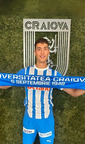 Universitatea Craiova se întărește   Oltenii au anunțat  transferul  lui Iago Lopez