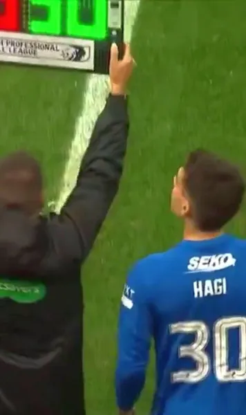 Hagi, assist și roșu!  Ianis a reușit o pasă de gol la meciul 100 pentru Rangers, dar  a fost eliminat  pe final