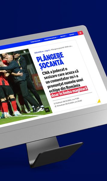 SCUZE Redacția GOLAZO.ro regretă  eroarea  dintr-un articol publicat ieri și care nu a respectat în totalitate procedurile de verificare și validare a informațiilor