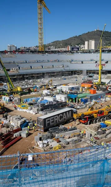 Cum arată Camp Nou   Barcelona  a publicat imagini cu stadiul lucrărilor la noua arenă