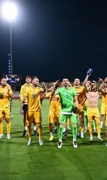 „România, ale!”  „Tricolorii” au sărbătorit  victoria din Cipru  alături de un stadion ocupat de români!