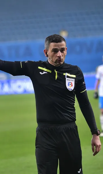 Cine arbitrează Craiova - FCSB   „Centralul” are doar  două meciuri  în acest sezon de Liga 1