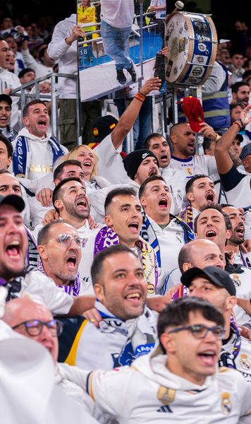 Protest împotriva UEFA Fanii lui Real Madrid au huiduit imnul  Champions League , nemulțumiți că Balonul de Aur n-a ajuns la Vinicius