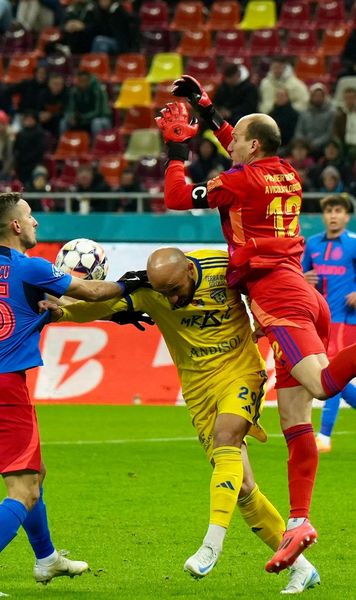 FCSB - Unirea Slobozia 3-0  Campioana, victorie clară înaintea duelului cu  Olympiacos  din Europa League