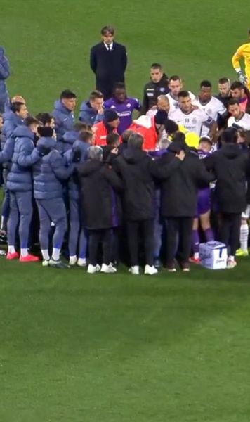 Momente înfiorătoare  Edoardo Bove s-a prăbușit  în timpul meciului Fiorentina - Inter! Jucătorii, în lacrimi pe teren + informații noi despre starea mijlocașului