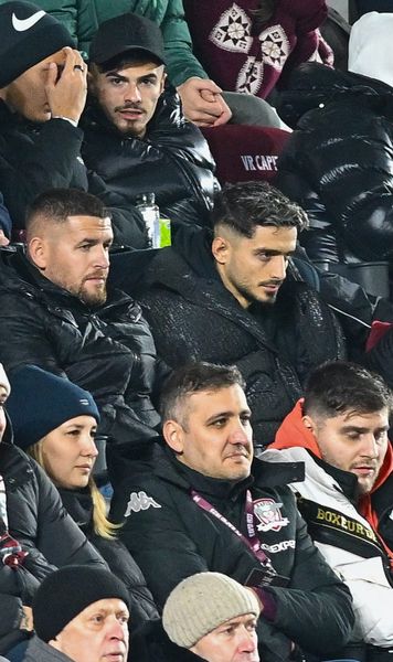 Spectator de seamă   Albion Rrahmani , prezent în Giulești la meciul Rapid - Gloria Buzău