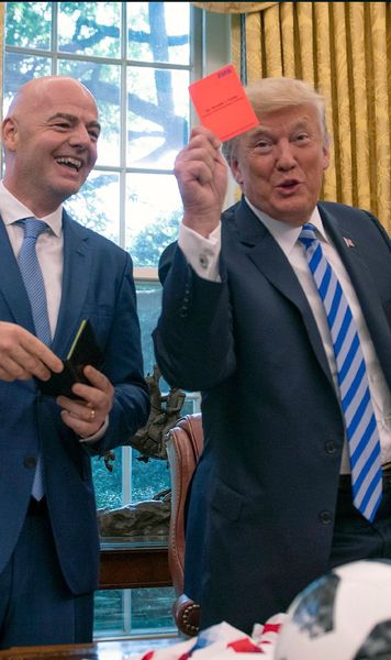 „Incredibilă onoare”   Gianni Infantino , președintele FIFA, prezent la învestirea lui Donald Trump la Casa Albă