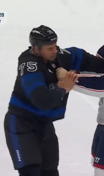 Bătaie în NHL  VIDEO .  Scene violente  pe gheață: și-au împărțit pumni aproape un minut