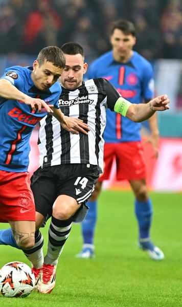 LIVE   FCSB-PAOK , în returul play-off-ului Europa League » Chiricheș, înlocuit de Baba Alhassan