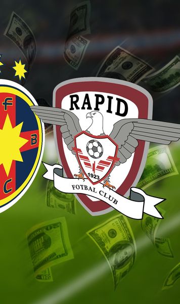 FCSB o surclasează pe Rapid  Campioana are venituri, exclusiv pentru parcursul din Europa,  mai mari decât toate încasările Rapidului în 2024