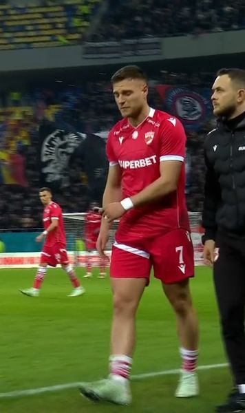 Dinamo, în cârje! 3 jucători s-au accidentat la derby! Politic, surprins cu lacrimi în ochi + Selmani a ajuns la spital după meci
