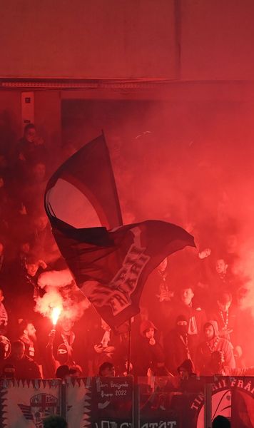 Arestare după U Cluj - CFR Cluj A fost identificat cel care a lovit cu o  sticlă în fața  un suporter advers » Opt persoane sunt cercetate