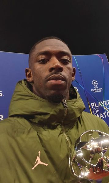 Dembele, furios după Villa - PSG  VIDEO:  Francezul  a vrut să refuze  trofeul pentru „Omul meciului” » Discurs dur la final: „Am crezut că suntem deja calificați!”