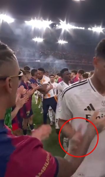 I-a lăsat cu mâna întinsă Jude Bellingham lipsit de fair-play pe culoarul de onoare făcut de catalani după finala Cupei Regelui