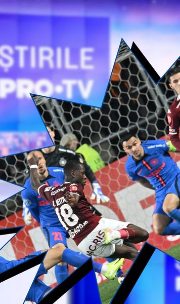 Doar Rapid - FCSB a bătut Pro TV  Derby-ul a fost   singurul program  care a spart un monopol: 20% peste Știrile Pro TV și dublu cât „România, te iubesc”