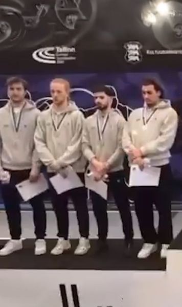 Scandal diplomatic Protest la CE de scrimă U23. Elvețienii au refuzat să se întoarcă spre drapele pentru a asculta imnul Israelului: „Rușine!”