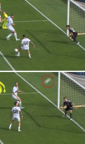 Ratare suprarealistă a lui Man! Românul a trimis peste poartă din patru metri! Ce a scris Gazzetta dello Sport despre el