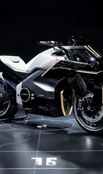 Scoasă din jocuri video  Honda a prezentat, la Tokyo, noul prototip de   motocicletă futuristă