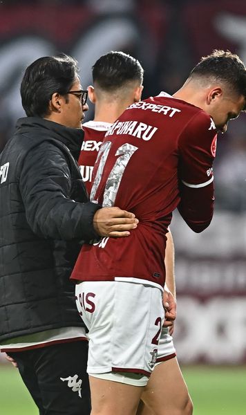 Accidentare ciudată a lui Ignat  Fundașul central de la Rapid a rezistat doar   12 minute  în duelul cu CFR Cluj