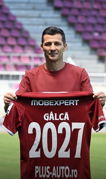 „El m-a ajutat să ajung aici” Costel Gâlcă, moment emoționant la prezentarea la Rapid: „Cred că zâmbește acum, de-acolo de sus”