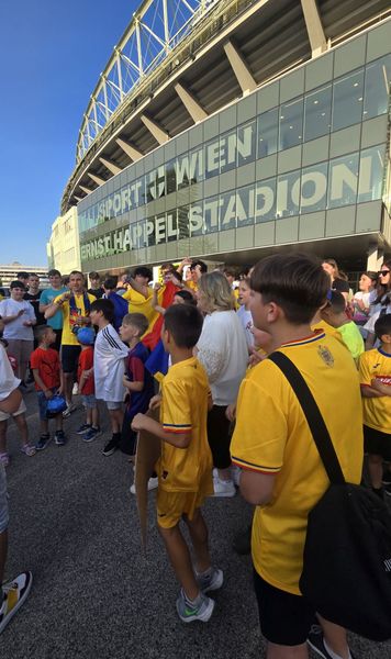 DIASPORA A SPUS „DA”     Corespondență GOLAZO.ro din Austria:   peste 100 de copii la antrenamentul României!   Ce „provocare” au pregătit austriecii