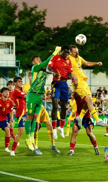 România U19 - Spania U19 1-3 „Tricolorii” au reușit să revină de la 0-1, însă au clacat pe final! Cum ne calificăm în semifinale