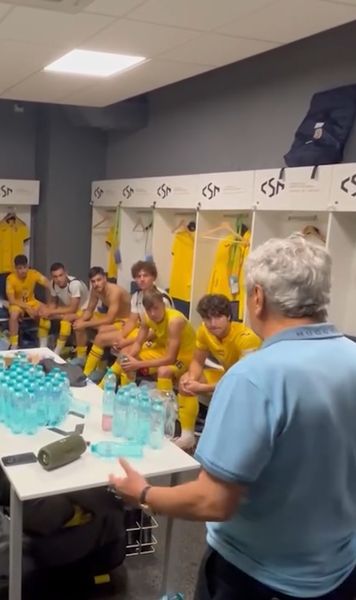 „Când vorbește, stai jos și asculți”    Mircea Lucescu , discurs în vestiarul naționalei U19 după calificarea în semifinale: „Nu uitați asta”