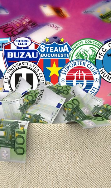 Fotbalul, ce dezmăț pe bani publici!  Documente oficiale: cluburile din Liga 1, Liga 2 și promovatele din Liga 3,   peste 60 de milioane de euro  din bani publici