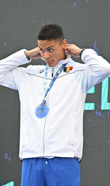 „Când sunt calm înot repede” VIDEO. David Popovici, prima reacție după ce a cucerit medalia de aur la 200m liber de la Europenele U23