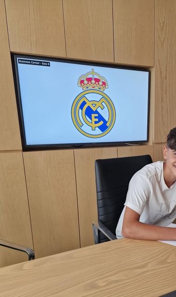 Transfer la Real Madrid  Un jucător de 16 ani   de origine română  a ajuns la juniorii „blanco”. Ce scriu spaniolii despre el