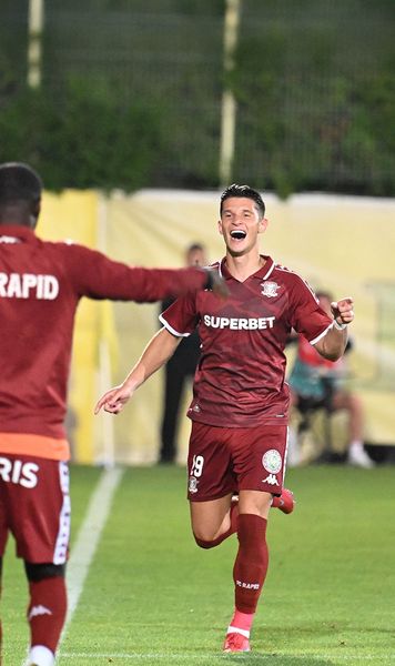 FC Argeș - Rapid 0-2  Victorie pentru giuleșteni la   primul meci  cu Costel Gâlcă pe bancă